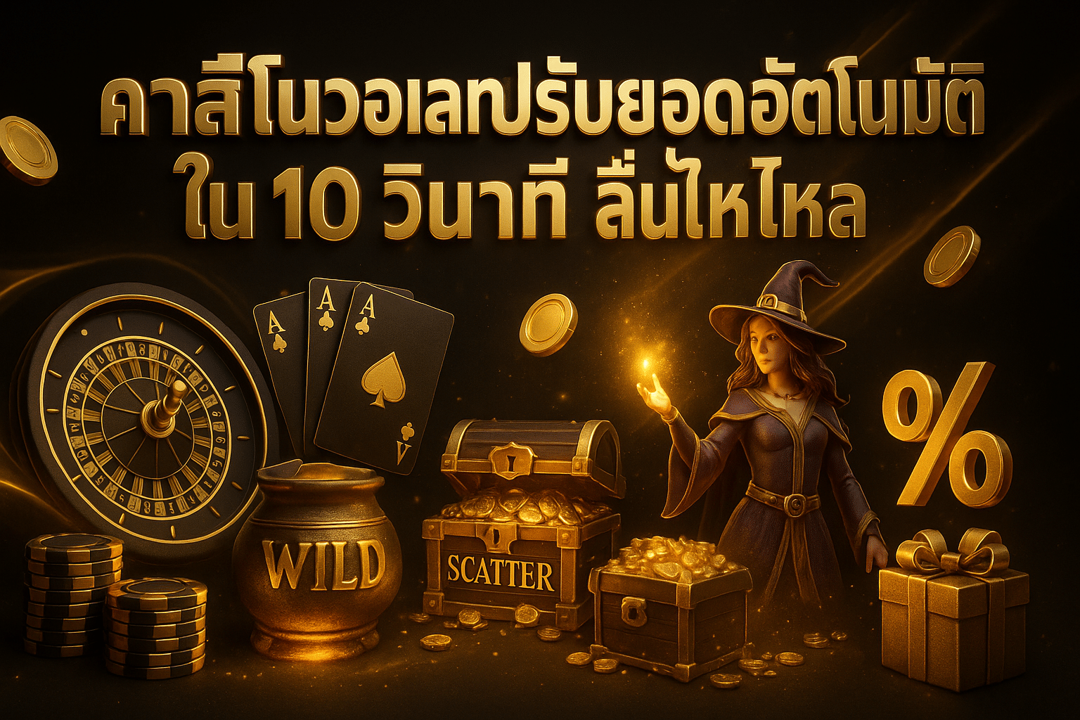 คาสิโนวอเลทปรับยอดอัตโนมัติ