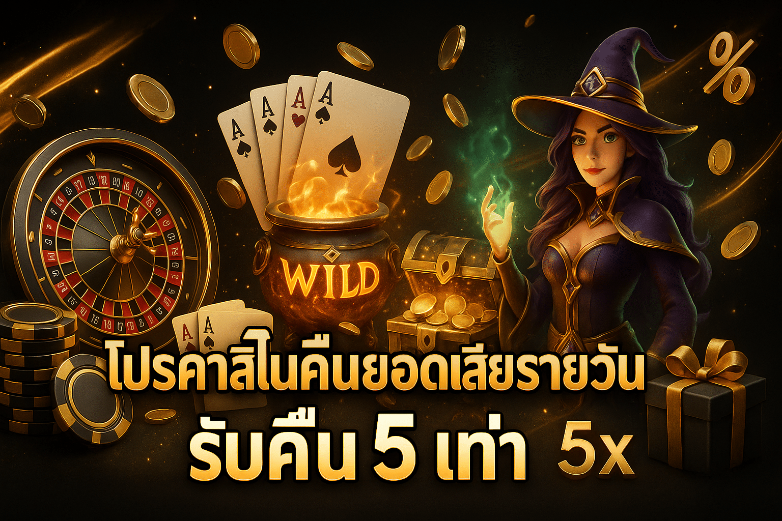โปรคาสิโนคืนยอดเสียรายวัน