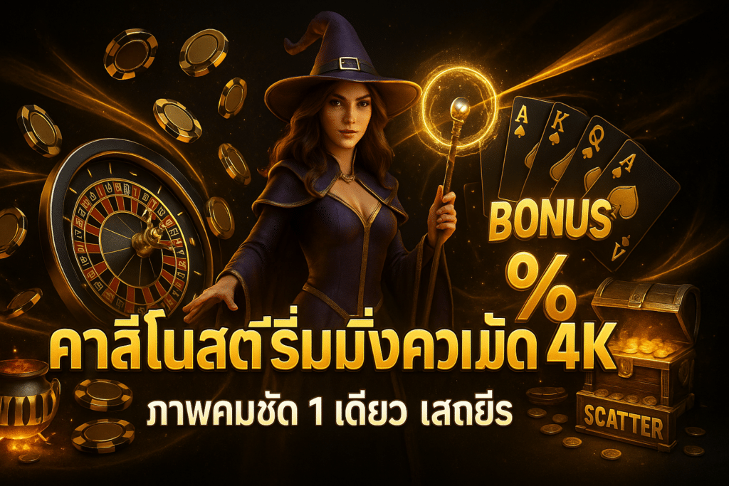 คาสิโนสตรีมมิ่งความชัด 4K